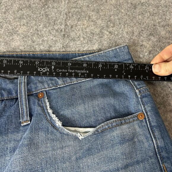 Madewell Jeans Womens 37 The Perfect Vintage Crop Jean Medium Wash Denim - Picture 4 of 11